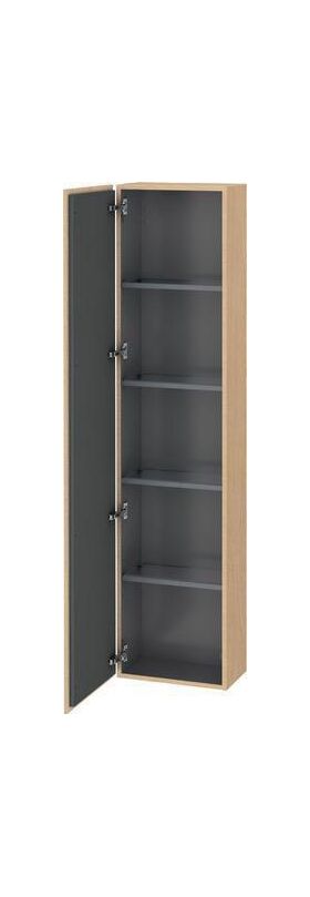 Duravit Hochschrank L-CUBE 400x243x1760mm A links eiche natur