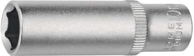 Tiefbett-Steckschlüsseleinsatz 1/4 Zoll 6-kant,lang SW 6mm L.50mm TECWERK