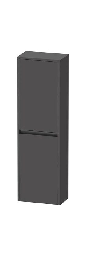 Duravit Halbhochschrank Ketho.2 400x1320x240mm TA links graphit matt