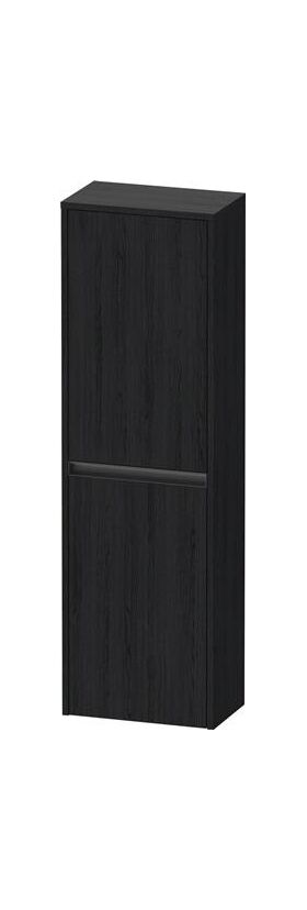 Duravit Halbhochschrank Ketho.2 400x1320x240mm TA rechts eiche schwarz