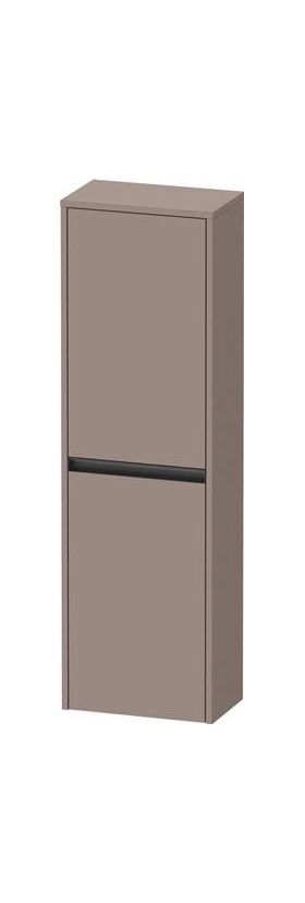Duravit Halbhochschrank Ketho.2 400x1320x240mm TA rechts basalt matt