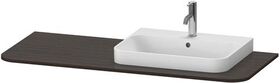 Duravit Konsolenplatte HAPPY D.2 PLUS 16x1300x550mmm m 1 Auss re NB gebürstet