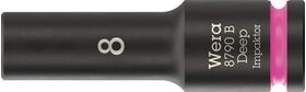 Steckschlüsseleinsatz 8790 B Impaktor Deep 3/8 Zoll 8mm L.63mm WERA