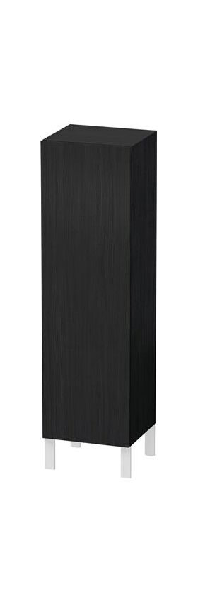 Duravit Halbhochschrank L-CUBE 400x363x1320mm A rechts eiche schwarz