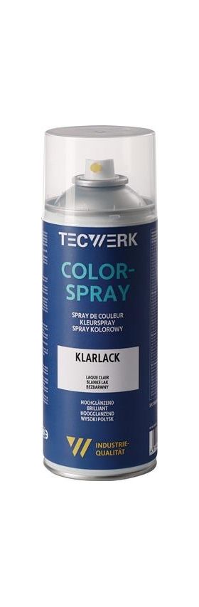 Colorspray klarlack hochglänzend 400ml Spraydose TECWERK