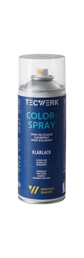 Colorspray klarlack seidenmatt 400ml Spraydose TECWERK
