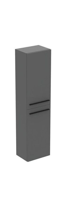 IDS Hochschrank i.life A 2 Türen, 40cm breit Quarzgrau matt IDEAL STANDARD