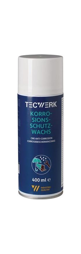 Korrosionsschutzwachs hellgelb 400ml Spraydose TECWERK