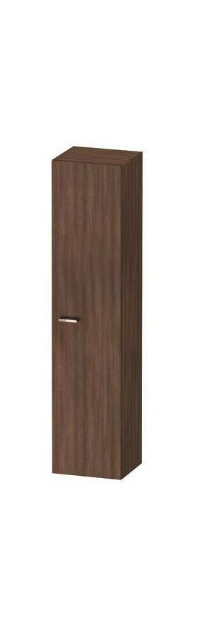 DU XBase Hochschrank 400x358x1760mm Tür 1,Türansch. L/R,Glasfb.5,Nussb.Dunk.