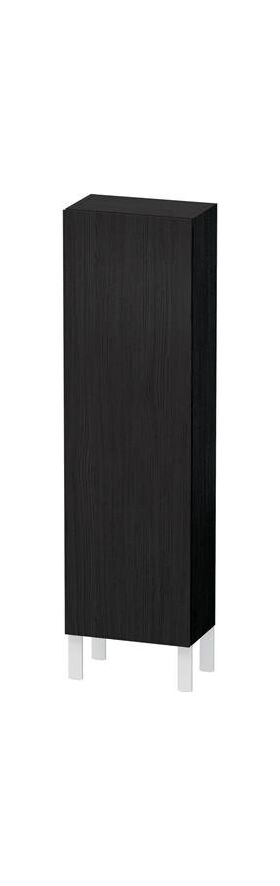 Duravit Halbhochschrank L-CUBE 400x243x1320mm A rechts eiche schwarz