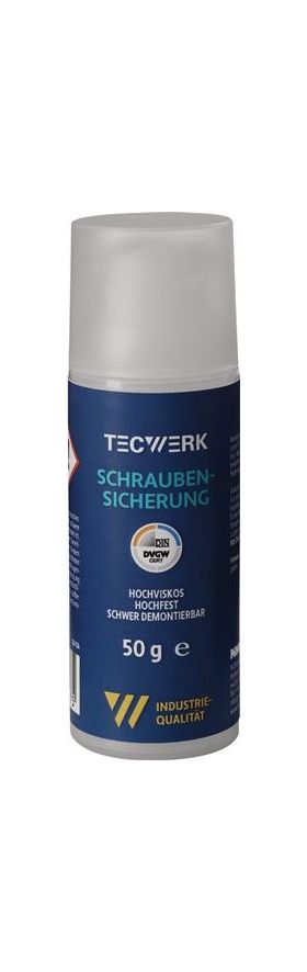 Schraubensicherung 50g hf.hv.rot DVGW Pumpdosierer TECWERK