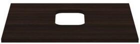 IDS Waschtischplatte i.life B mitt Auss f Sch. 602x507x18mm Coffee Oak IDEAL STANDARD