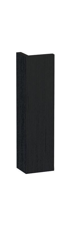 Duravit Korpusblende L-CUBE f Korpustiefe 477mm / 547mm Ei schwarz