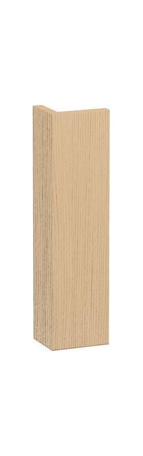 Duravit Korpusblende L-CUBE f Korpustiefe 477mm / 547mm eiche natur