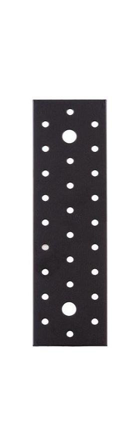 Lochplatte H200xB60xS2mm STA roh,verzinkt,schwarz ku.-besch.GAH