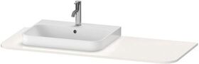 Duravit Konsolenplatte HAPPY D.2 PLUS 16x1300x550mmm m 1 Auss li we hochglanz