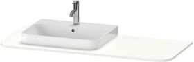Duravit Konsolenplatte HAPPY D.2 PLUS 16x1300x550mmm m 1 Auss li we seidenmatt