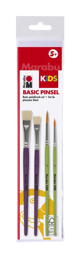 MARABU  MARABU Pinsel-Set Basic KiDS - 5 VPE