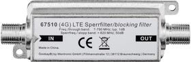LTE/4G Sperrfilter, F-Buchse auf F-Buchse, F-Buchse- VPE: 1