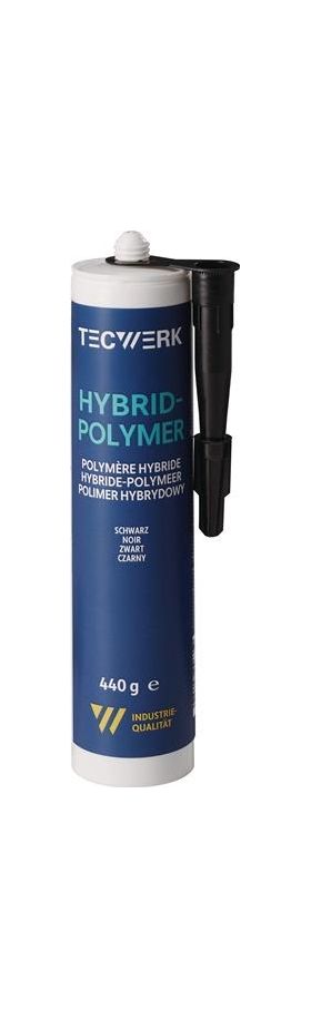 1K-Hybrid-Polymer schwarz 440g Kartusche TECWERK