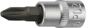 Steckschlüsseleinsatz 1/4 Zoll PH PH 3 L.32mm TECWERK