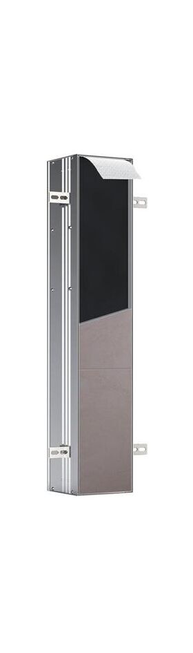 Emco WC-Modul ASIS PLUS UP 803x154mm Türanschlag links Aluminium EMCO