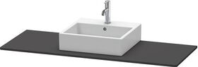 Duravit Konsole XSQUARE 16x1400x550mm m Auss mttg gra supermatt