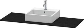 Duravit Konsole XSQUARE 16x1400x550mm m Auss mttg eiche schwarz