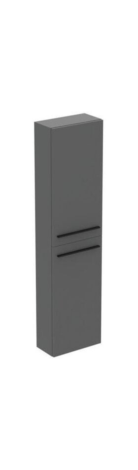 IDS Hochschrank i.life S 2 Türen, 400x210x1600mm Quarzgrau matt IDEAL STANDARD