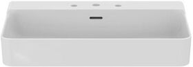 IDS Waschtisch CONCA m ÜL 3 HL geschliffen 800x450mm weiß I+ IDEAL STANDARD