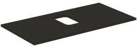 IDS Waschtischplatte i.life B mitt Auss f Sch. 1002x507x18mm Carbon ma IDEAL STANDARD