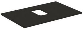 IDS Waschtischplatte i.life B mitt Auss f Sch. 802x507x18mm Carbon ma IDEAL STANDARD