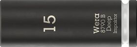 Steckschlüsseleinsatz 8790 B Impaktor Deep 3/8 Zoll 15mm L.63mm WERA