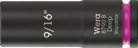 Steckschlüsseleinsatz 8790 B Impaktor Deep 3/8 Zoll 9/16 Zoll L.63mm WERA