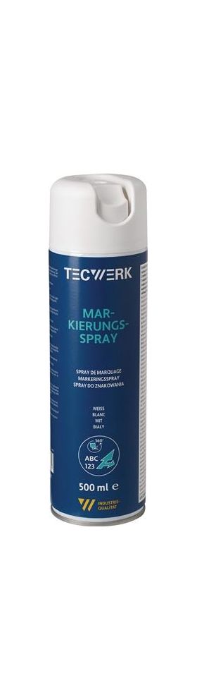 Markierungsspray weiß 500ml Spraydose TECWERK