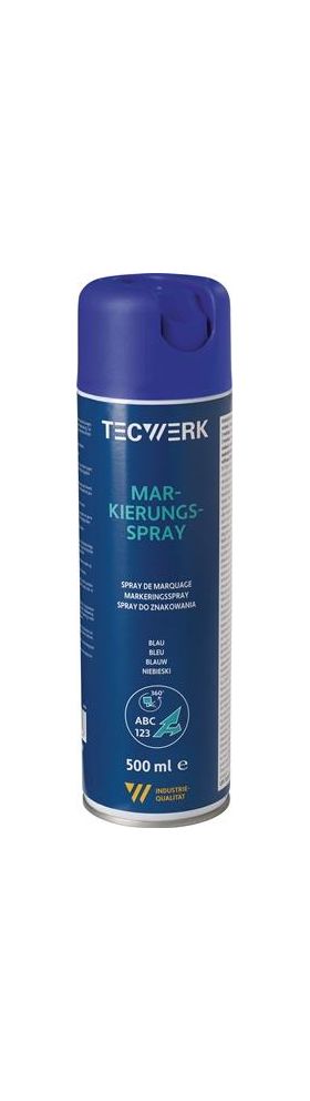 Markierungsspray blau 500ml Spraydose TECWERK