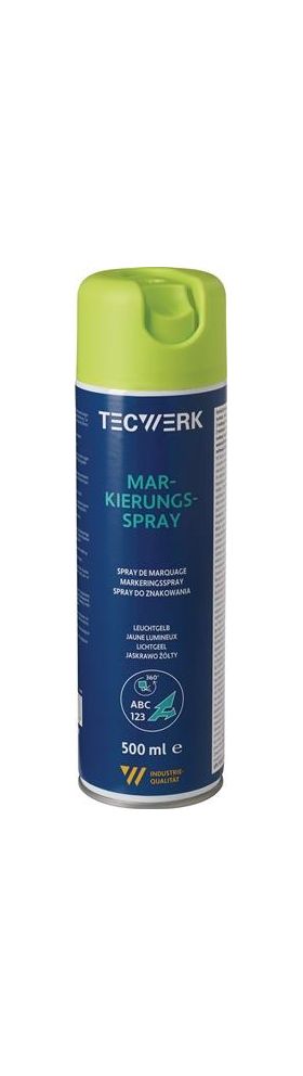Markierungsspray leuchtgelb 500ml Spraydose TECWERK
