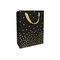 BRAUN + COMPANY  Tasche Dots 26x36x13cm schwarz - 8 VPE