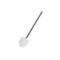 WENKO WC-Bürste Edelstahl/Silikonkopf 7,5cm weiß Ersatzbürste