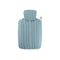HUGO FROSCH Wärmflasche Klassik 1,8l Strickbezug pastell-blau
