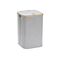 ZELLER PRESENT Wäschesammler Polyester/Bambus 33x33x50cm grau