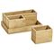 ZELLER PRESENT Organizer-Set Bambus 28x17,7x11cm 4teilig