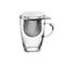 SIMAX Teeglas 'Lyra'   2er Set je 2 x Teeglas, Edelstahlsieb, Glasdeckel