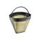 cilio tisch-accessoires Kaffeedauerfilter 'Gold'  Gr. 4