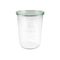 WECK Sturzglas 6er Karton 6 Stück, inkl. Glasdeckel