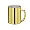 cilio tisch-accessoires Kaffeebecher 'Steel Oro'