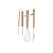 Grillset BBQ 3 tlg. 1 Pfannenwender, 1 Fleischgabel, 1 Zange