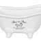 Schale Badewanne Keramik 20x9x10cm weiß