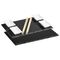 KESPER Schieferplatte mit Dipschalen 2er Set