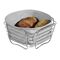 KESPER Brot- und Obstkorb Metall/Textil